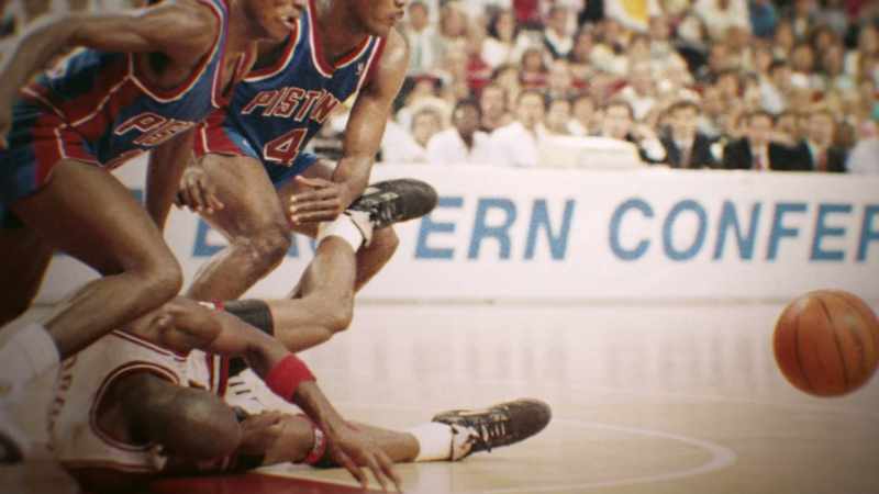 As soon as he steps in the paint... Hit him