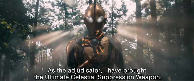 As the adjudicator, I have brought the Ultimate Celestial Suppression Weapon