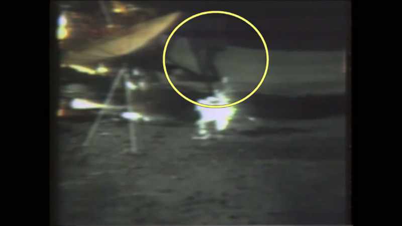 As the astronauts shut down the LEM and prepare to depart