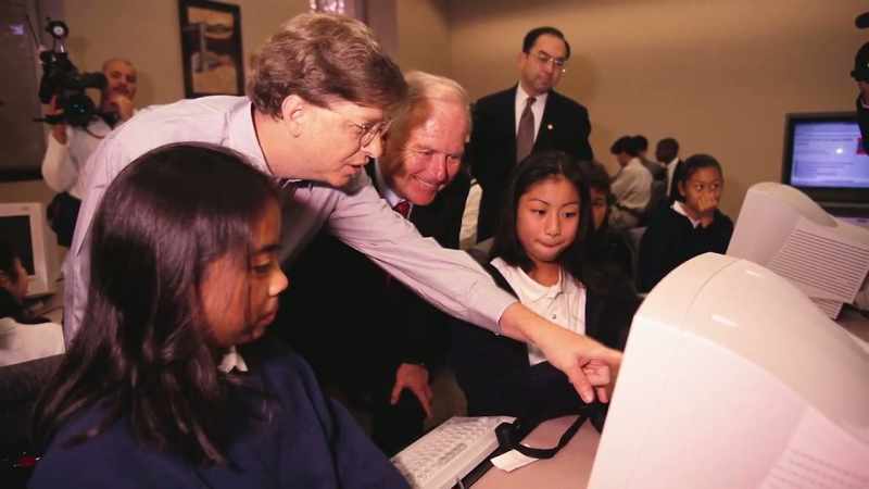 As the company grew, Gates transitioned
