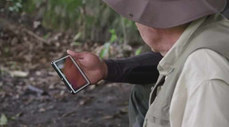 � As the FLIR camera goes down