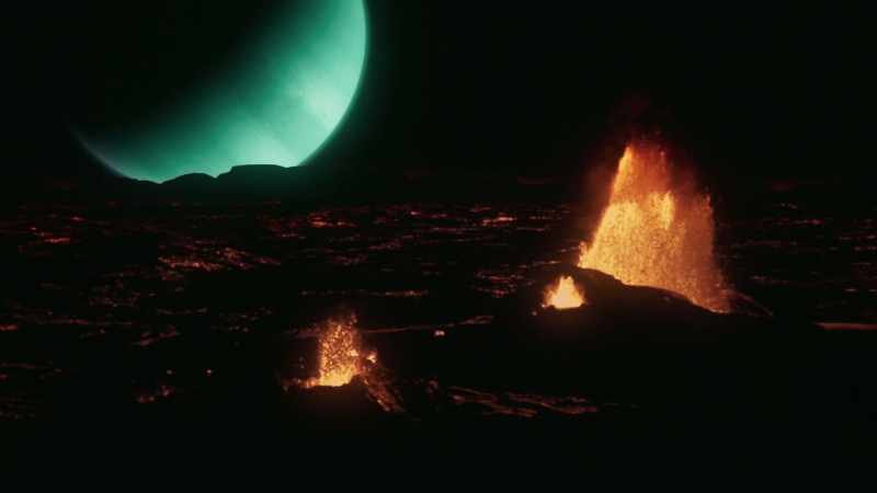 as the gravitational pull of the gas giant