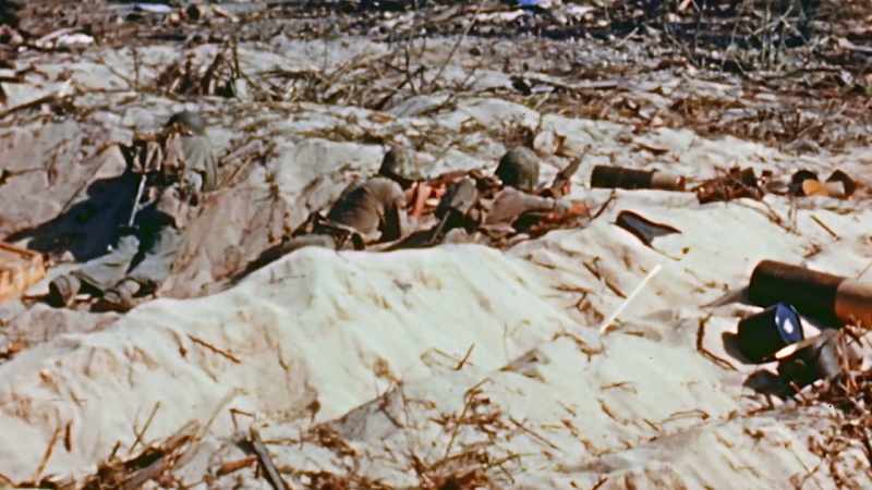 As the Japanese rapidly shift from one foxhole to another