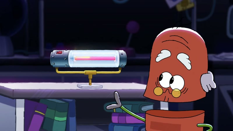 As the photons from this light source pass other atoms inside the ruby crystal