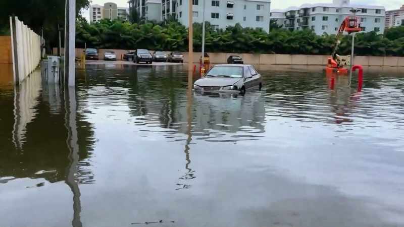 AS THE SEA LEVEL RISES, THE WATER'S COMING UP