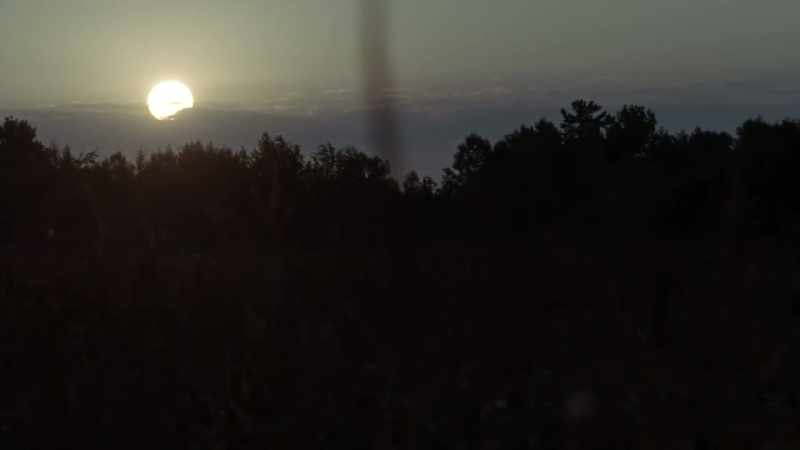 As the sun sets