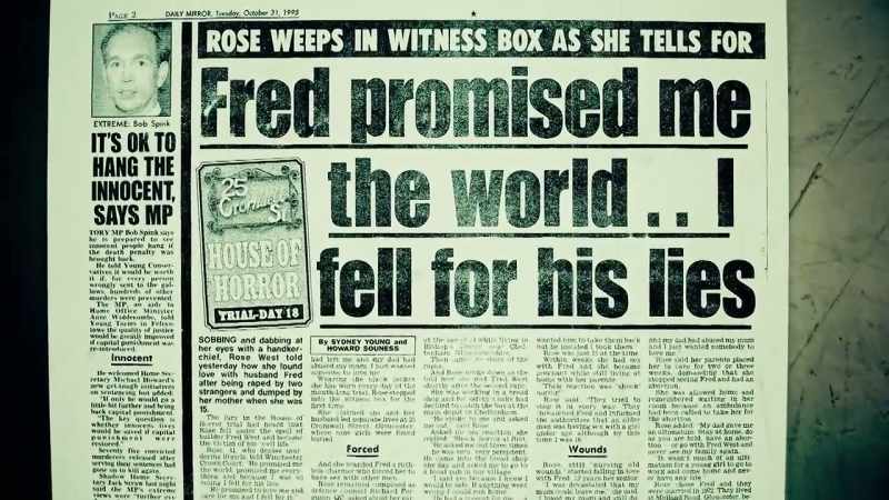 As the trial began, Rose West pleaded not guilty
