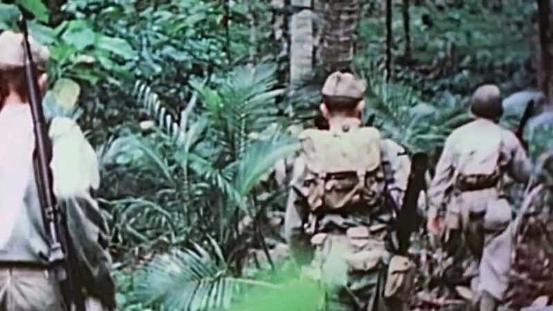 As they train in the Pacific in 1944