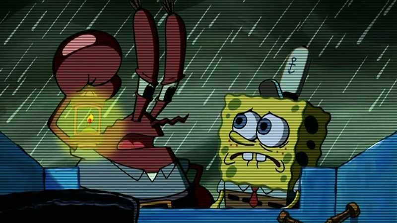 As is typical underwater, it started to rain