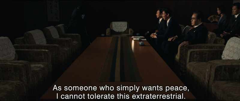 As someone who simply wants peace, I cannot tolerate this extraterrestrial