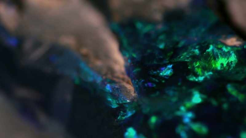 As with all opal, blue-green is the most common colour