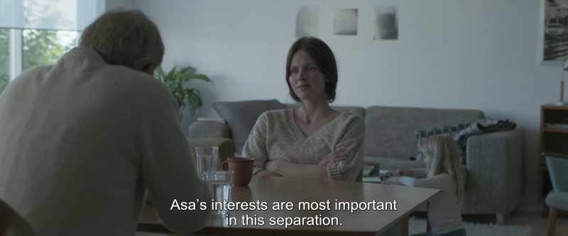 Asa's interests are most important in this separation