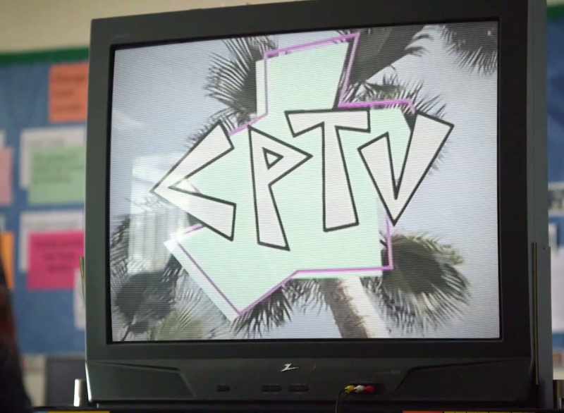ASHLEY (on TV): I'm Ashley Foster, CPTV