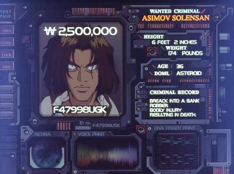 Asimov Solensan. He's our next target