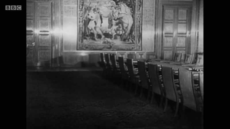 At 10pm, I arrived at the Reich Chancellery