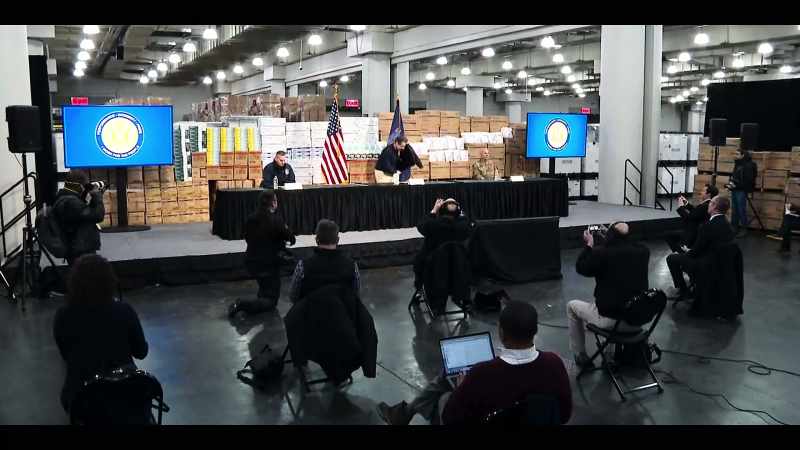 At a series of daily briefings