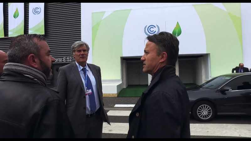 At a side meeting at COP 21