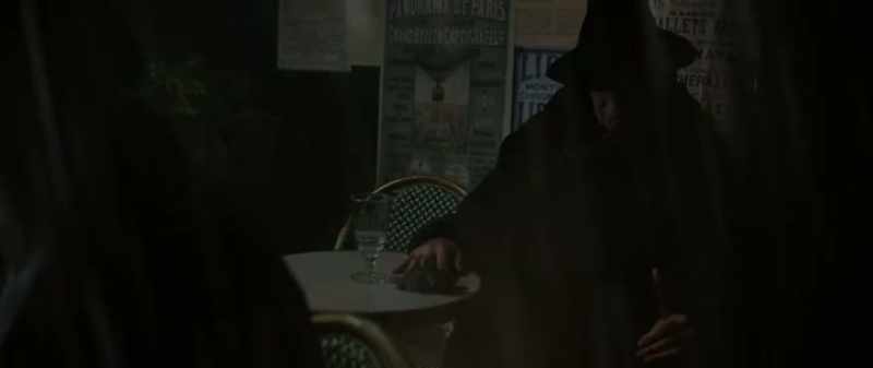 At a table sat a broken man