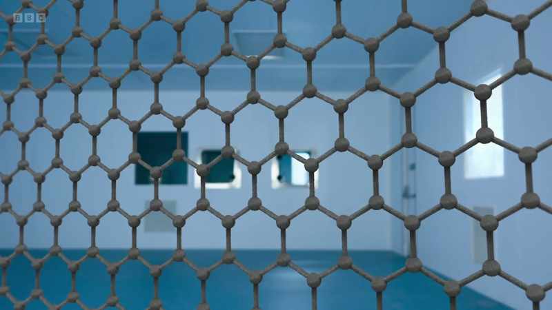 At each corner is a carbon atom