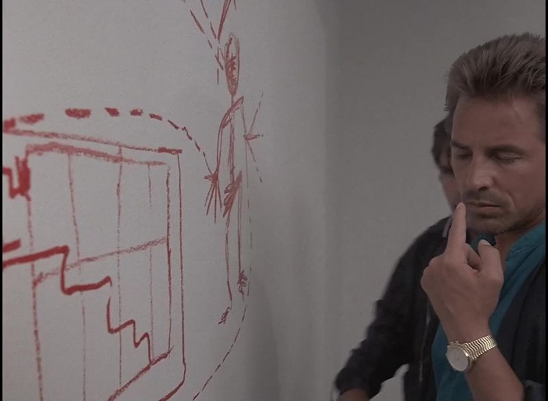 At first, he just used to swipe the lipstick