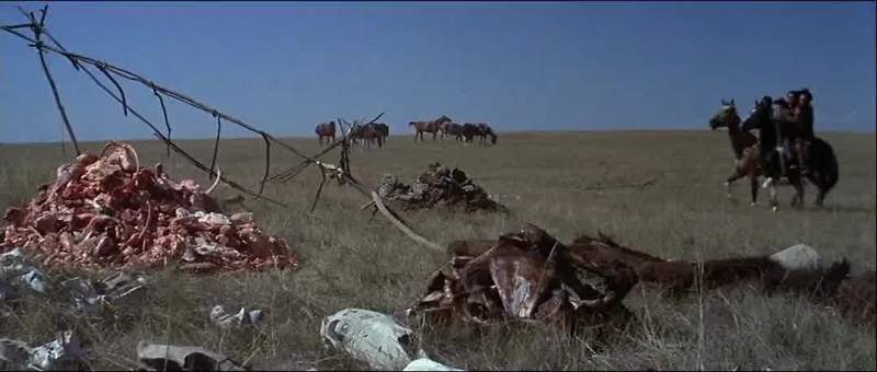 At first sight of an Indian camp