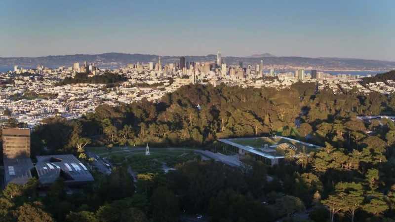 At just over three miles long, golden gate park