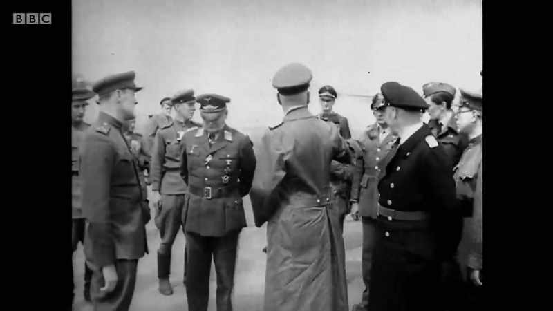 At last, another plane landed with Field Marshal Keitel