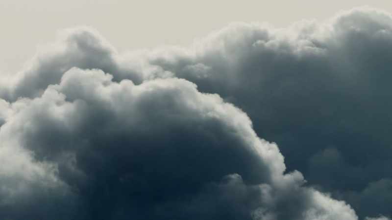 At last rain filled clouds bring an end to the drought