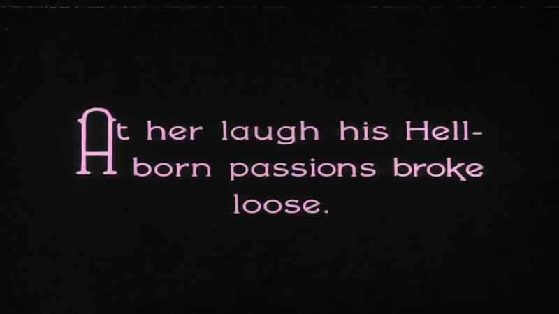 At her laugh his Hell - born loose passions broke
