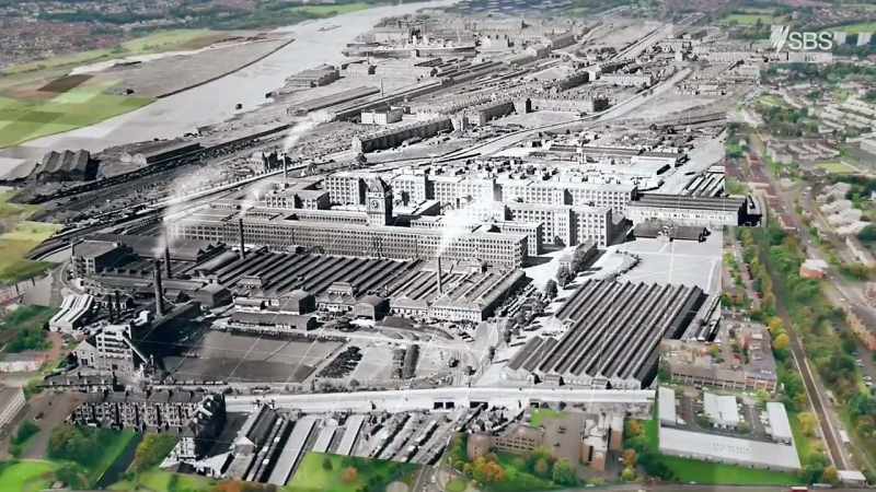 At its peak the factory could produce
