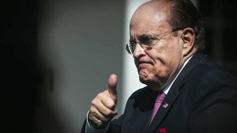 At this point, Giuliani has really left