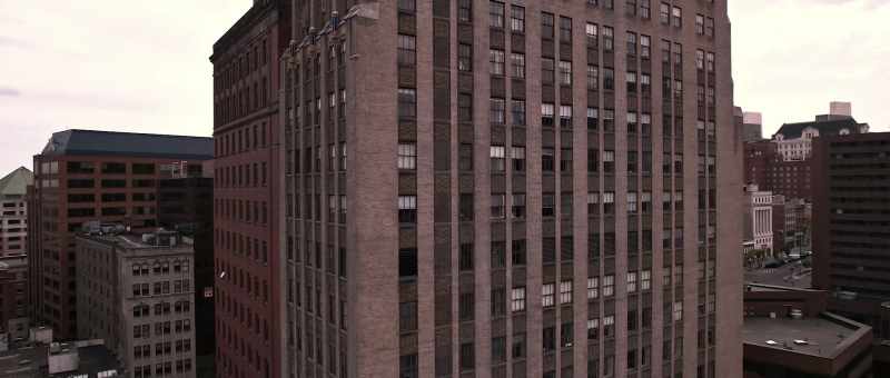 At the building, do not use the elevators