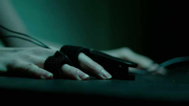 At the end of the polygraph