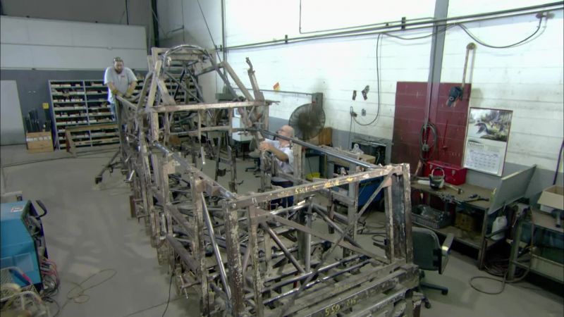 At the factory, they manually weld