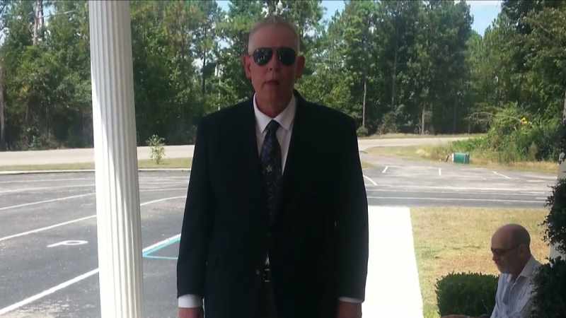 At the gravesite, he scared us