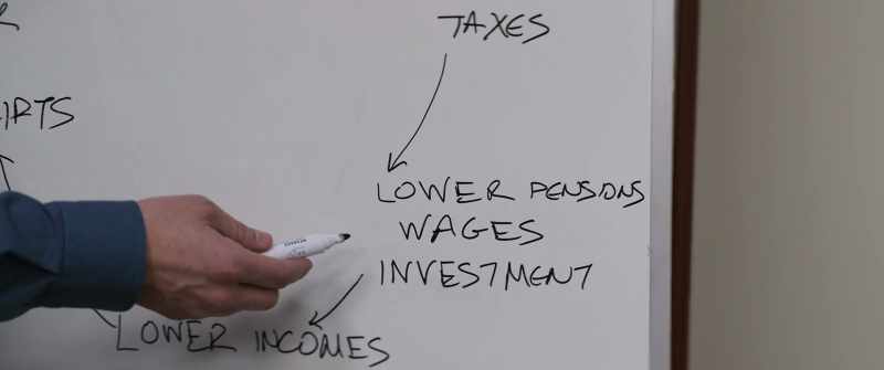 At the same time we cut