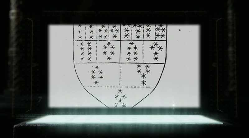 At the start, all the drums are set to particular numbers