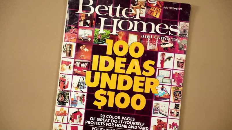 At the time, there were women's magazines