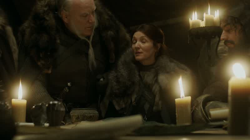 At the Trident, he didn't appearuntil the battle was done
