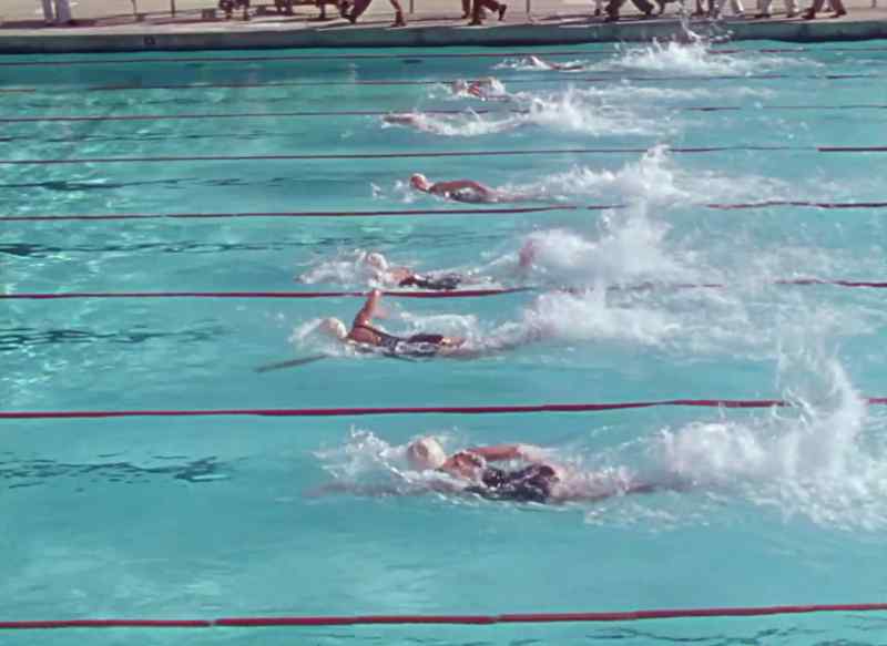At the turn, it was neck and neck