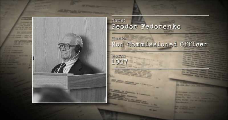 At his trial in 1986