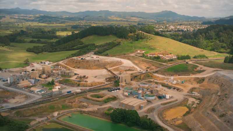 At Waihi mine
