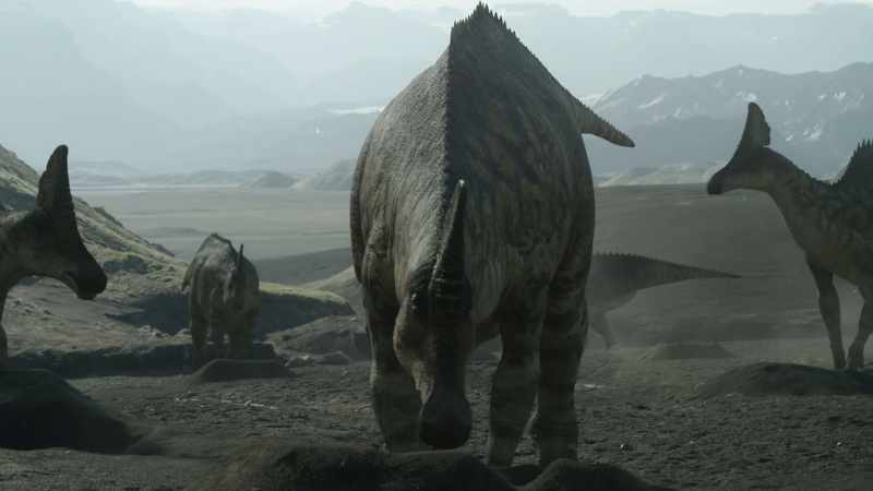 [Attenborough] Dinosaurs had many ways to ensure their eggs would hatch