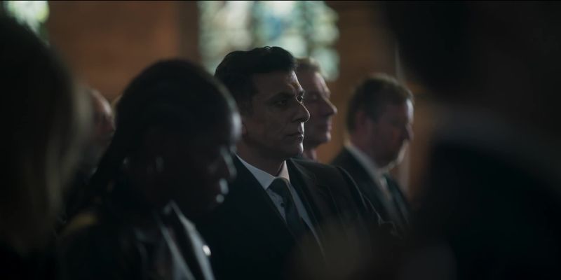 Attending the address