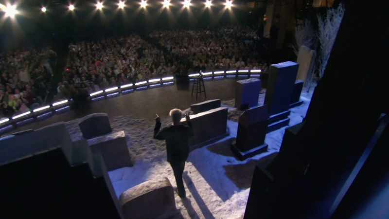 (AUDIENCE CHEERING)