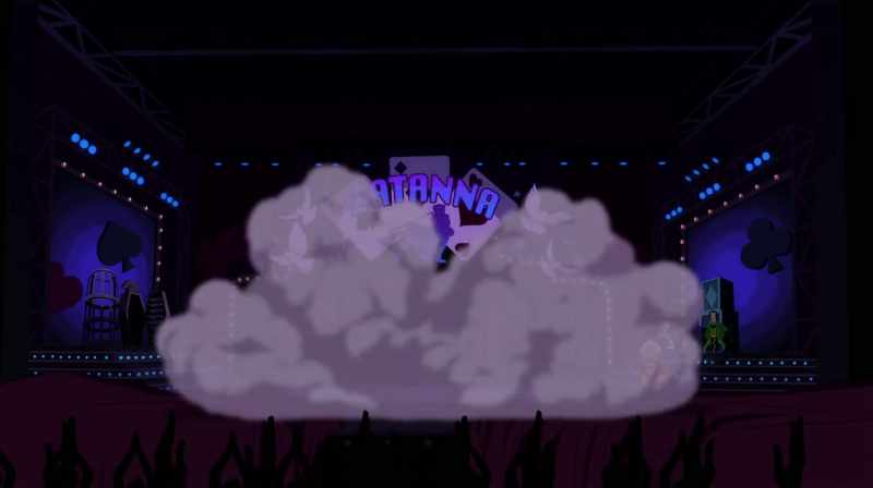 (AUDIENCE CHEERING)