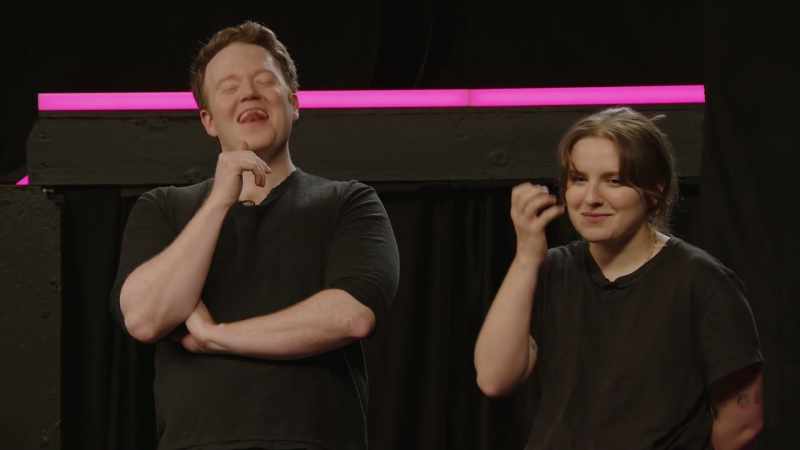 (audience laughing)
