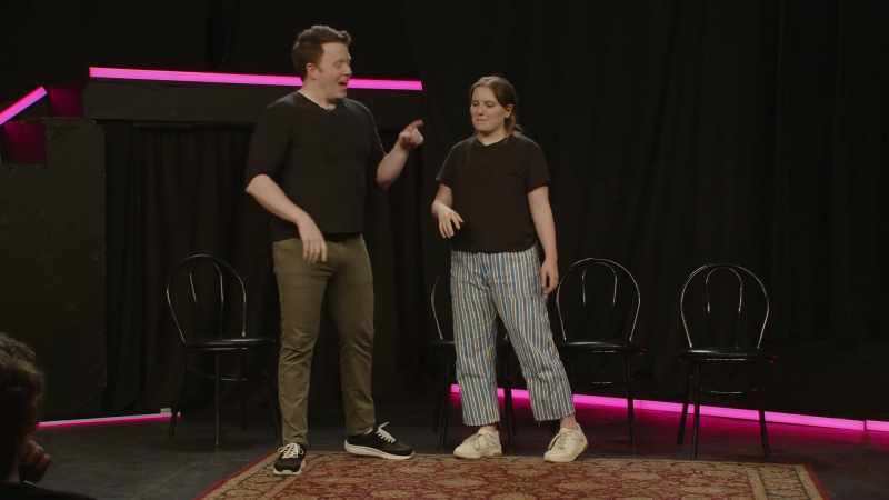 (audience laughing)