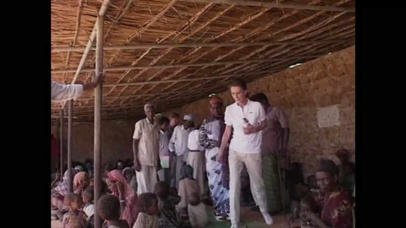 Audrey was visiting programs that UNICEF was involved in