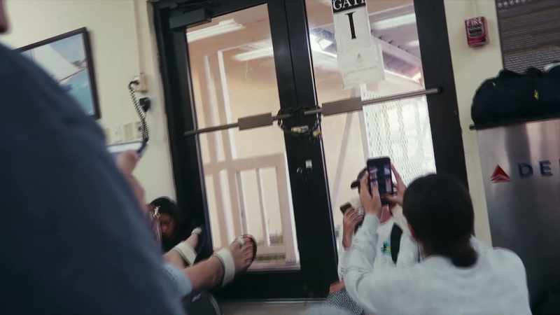 AUSTIN: We go back into the waiting room
